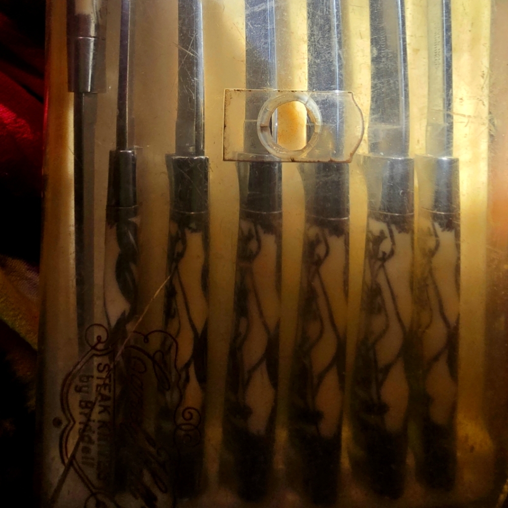 Bingcraft Black and Silver Steak Knife Set